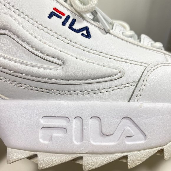 Fila Women Shoes Disruptors 2 Premium Sneakers White Sz 8 - Picture 11 of 15